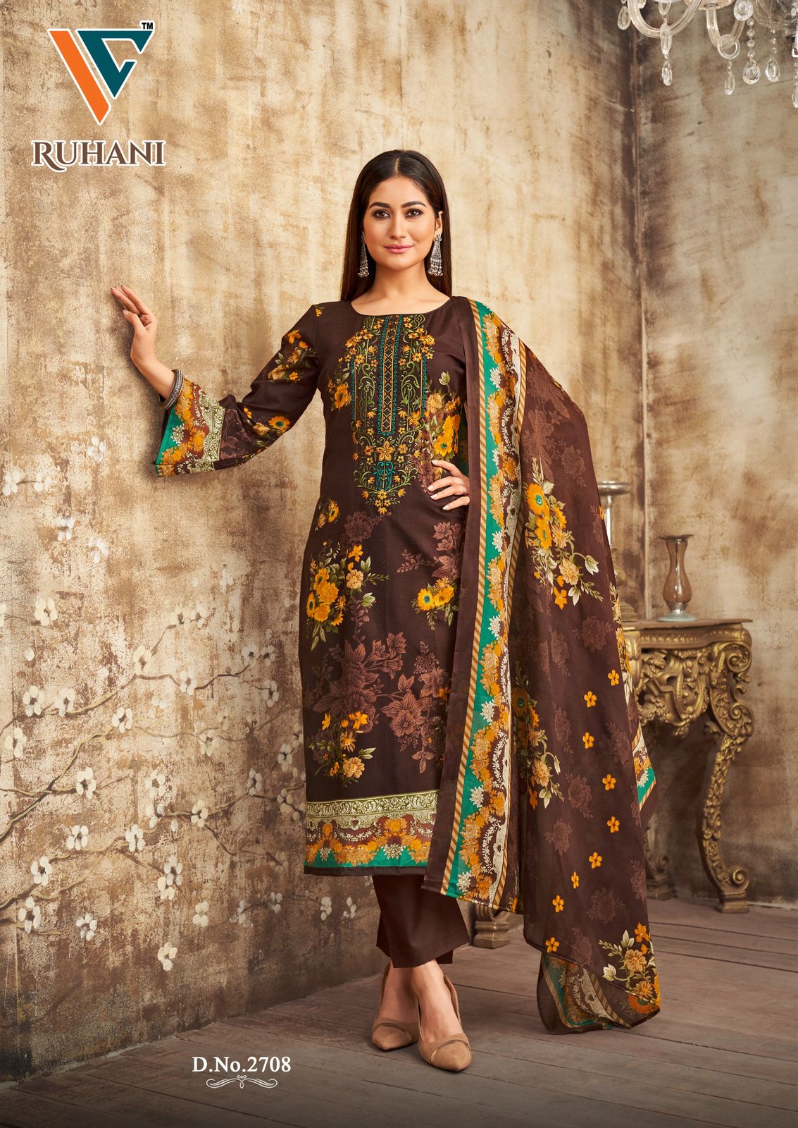 Ruhani Vol 27 By Vandana C Cotton Printed Dress Material Exporters In India